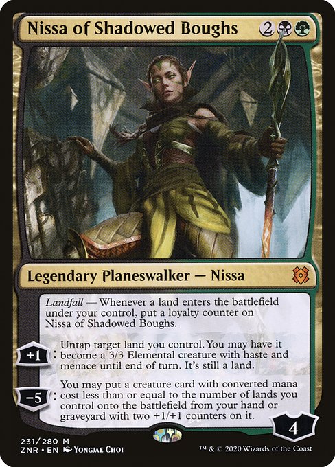 Nissa of Shadowed Boughs - Zendikar Rising