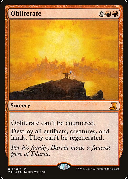 Obliterate - From the Vault: Lore - Promo Foil