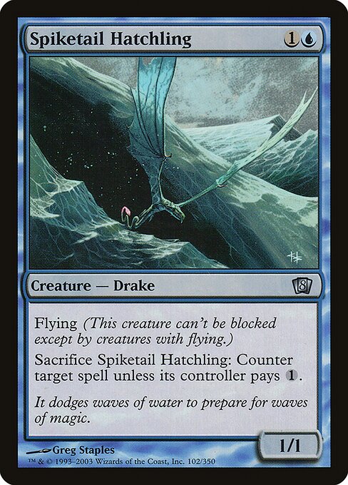 Spiketail Hatchling - Eighth Edition - Promo Foil