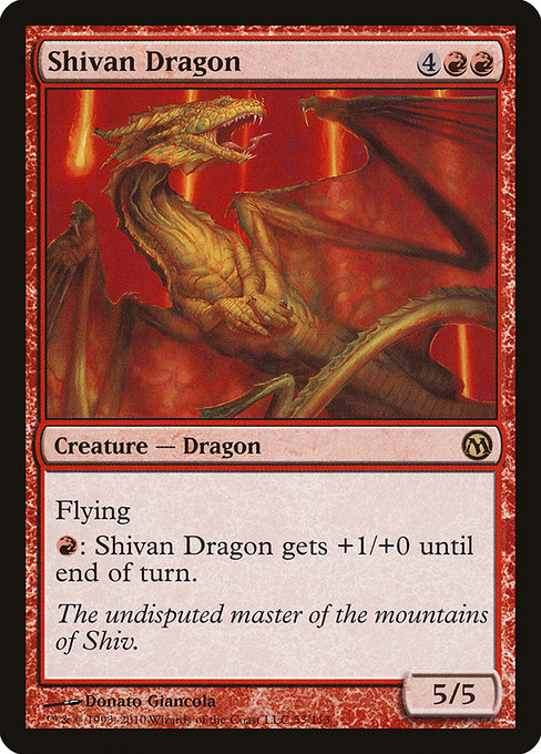 Shivan Dragon - Duels of the Planeswalkers