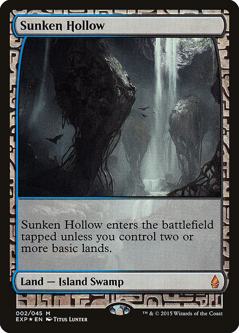 Sunken Hollow - Zendikar Expeditions - Promo Foil