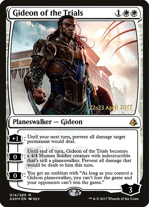 Gideon of the Trials - Amonkhet Promos - Promo Foil