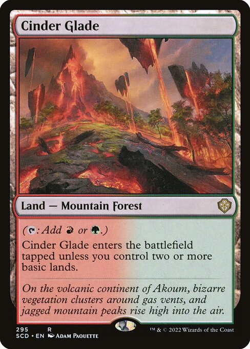 Cinder Glade - Starter Commander Decks