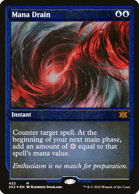 Mana Drain - Double Masters 2022 - Etched Foil