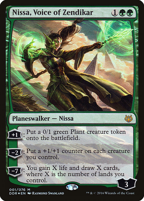 Nissa, Voice of Zendikar - Duel Decks: Nissa vs. Ob Nixilis - Promo Foil