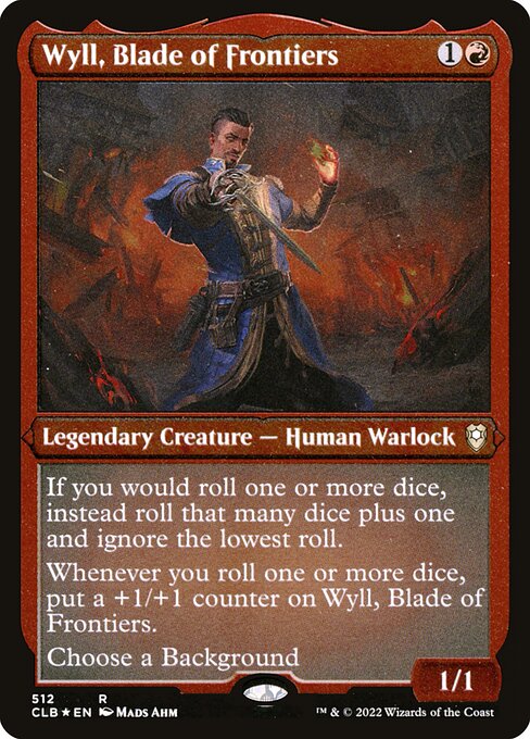 Wyll, Blade of Frontiers - Commander Legends: Battle for Baldur's Gate - Etched Foil