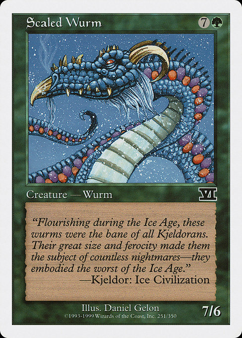 Scaled Wurm - Classic Sixth Edition