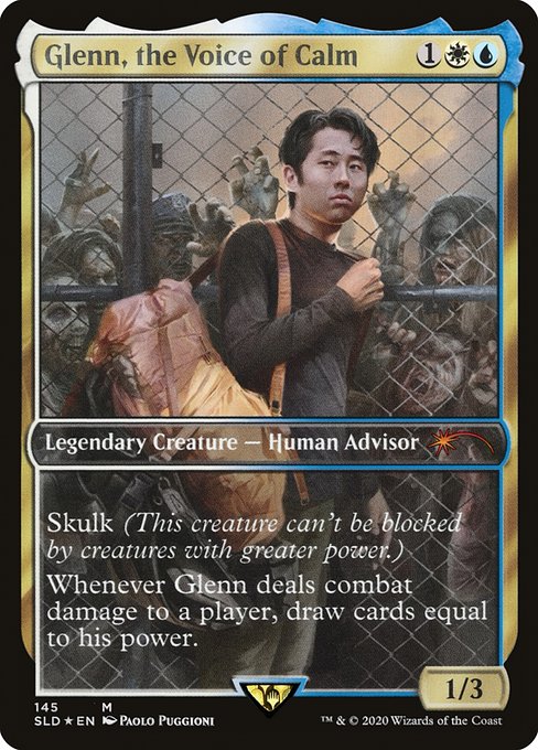 Glenn, the Voice of Calm (Gregor, Shrewd Magistrate) - Secret Lair Drop - Promo Foil