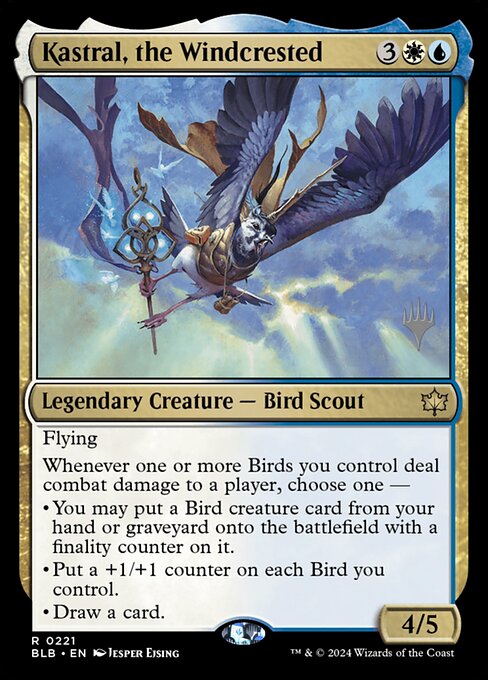 Kastral, the Windcrested - Bloomburrow Promos