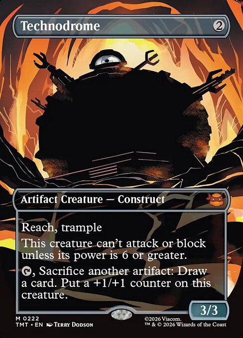 Technodrome - Teenage Mutant Ninja Turtles - Borderless