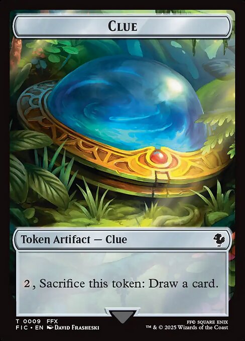Clue - Final Fantasy Commander Tokens - Surge Foil