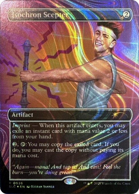 Isochron Scepter - Secret Lair Countdown - Halo Foil, Borderless