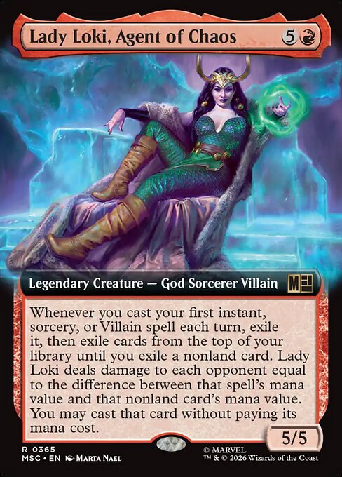 Lady Loki, Agent of Chaos - Marvel Super Heroes Commander - Extended Art