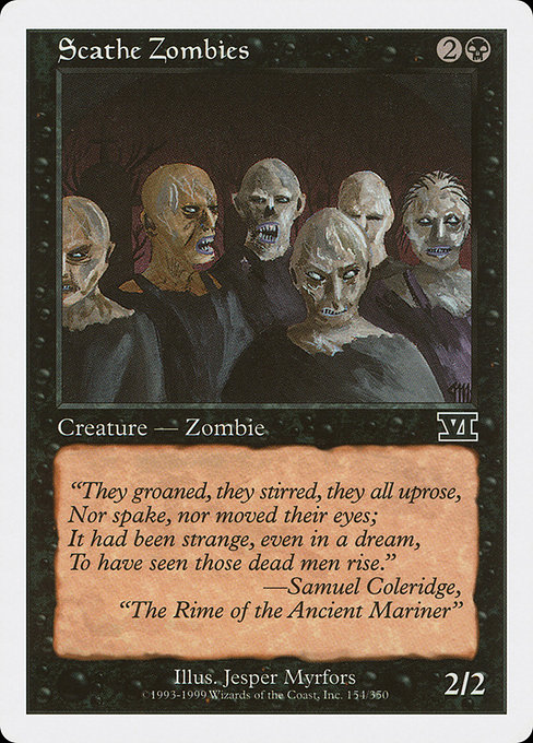 Scathe Zombies - Classic Sixth Edition