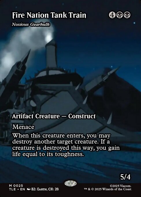 Fire Nation Tank Train (Noxious Gearhulk) - Avatar: The Last Airbender Eternal - Borderless