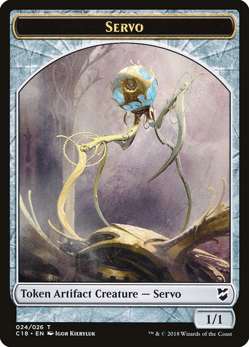 Servo - Commander 2018 Tokens