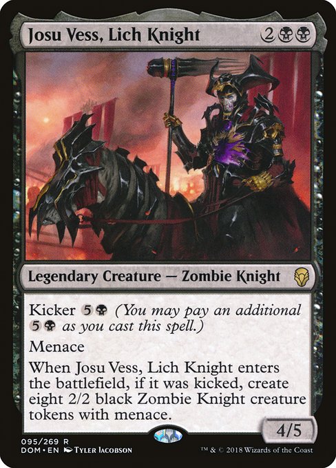 Josu Vess, Lich Knight - Dominaria