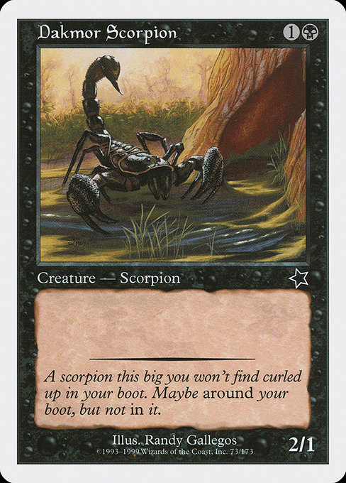 Dakmor Scorpion - Starter 1999