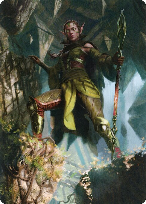 Nissa of Shadowed Boughs - Zendikar Rising Art Series