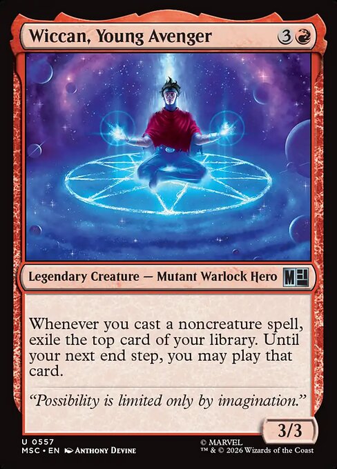 Wiccan, Young Avenger - Marvel Super Heroes Commander
