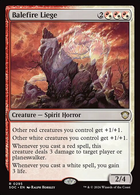 Balefire Liege - Secrets of Strixhaven Commander