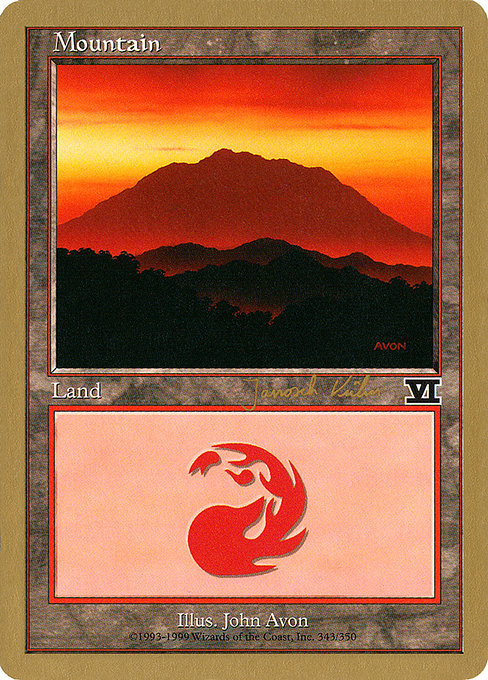 Mountain - World Championship Decks 2000