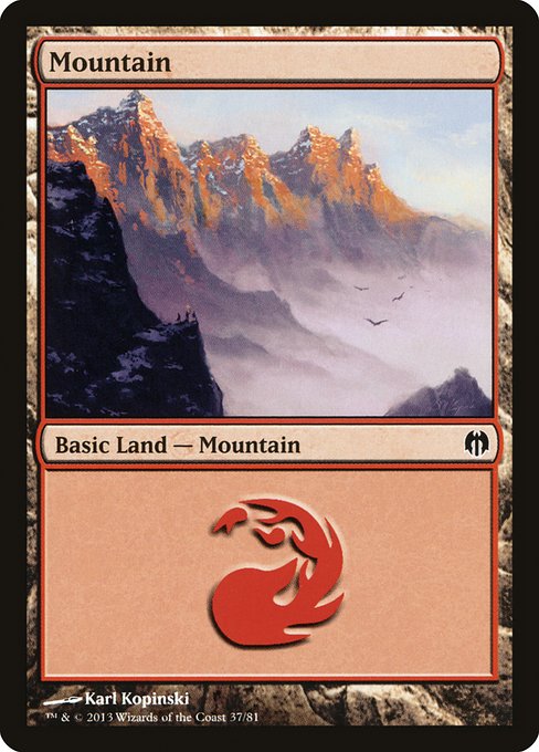 Mountain - Duel Decks: Heroes vs. Monsters
