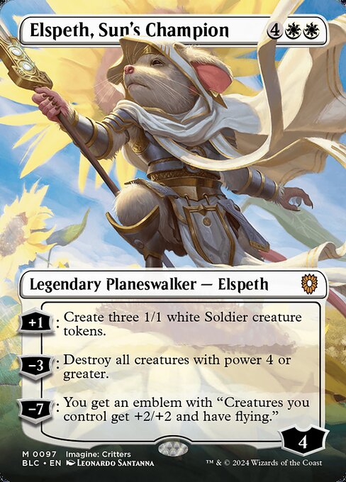 Elspeth, Sun's Champion - Bloomburrow Commander