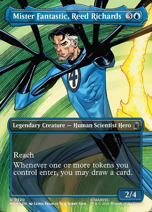 Mister Fantastic, Reed Richards - Marvel Super Heroes - Borderless