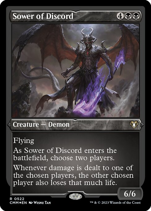 Sower of Discord - Commander Masters - Etched Foil