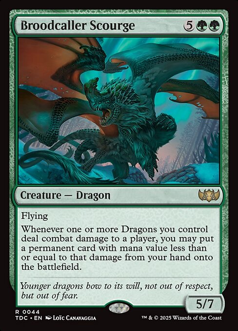Broodcaller Scourge - Tarkir: Dragonstorm Commander
