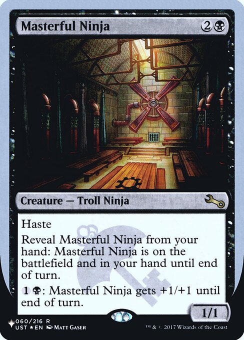 Masterful Ninja - The List (Unfinity Foil Edition) - Promo Foil