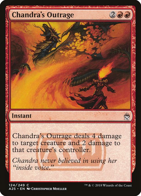 Chandra's Outrage - Masters 25