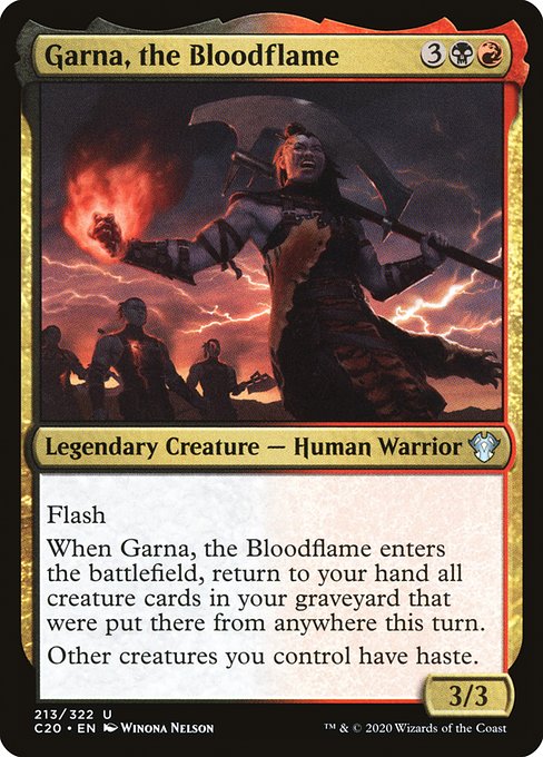 Garna, the Bloodflame - Commander 2020