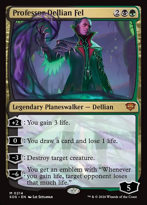 Professor Dellian Fel - Secrets of Strixhaven