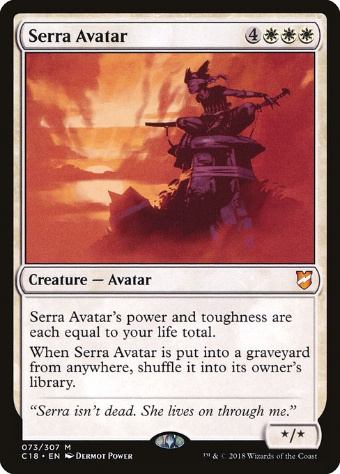 Serra Avatar - Commander 2018