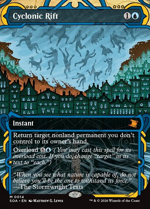Cyclonic Rift - Secrets of Strixhaven Mystical Archive - Showcase