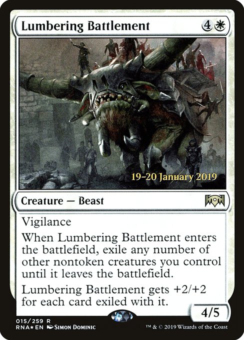 Lumbering Battlement - Ravnica Allegiance Promos