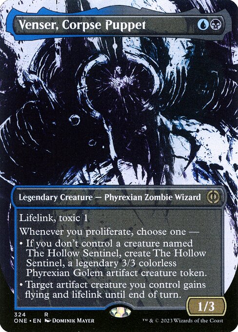 Venser, Corpse Puppet - Phyrexia: All Will Be One - Showcase