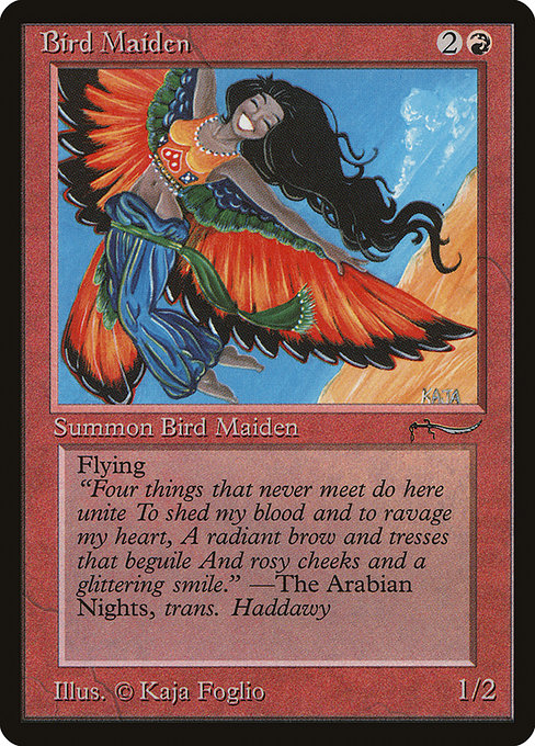 Bird Maiden - Arabian Nights