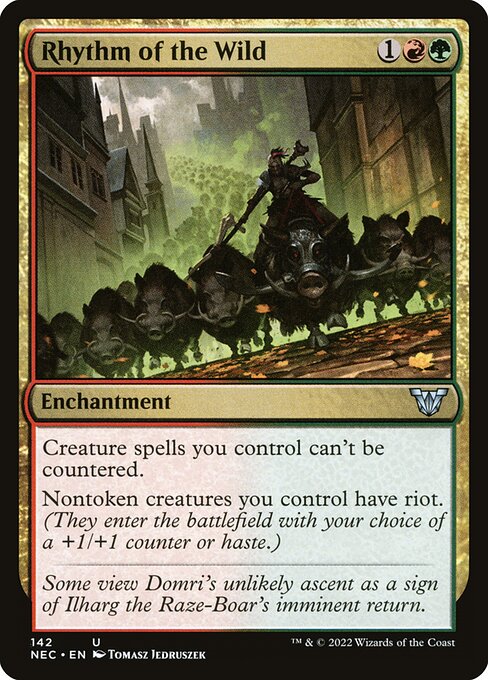 Rhythm of the Wild - Neon Dynasty Commander