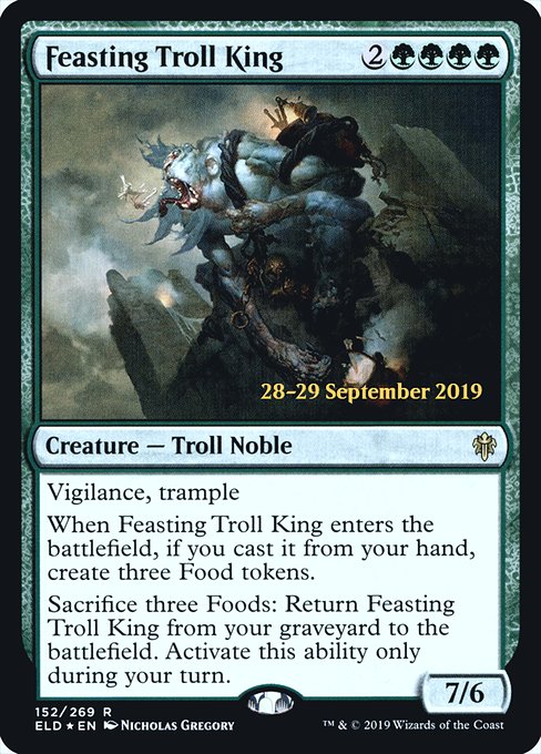 Feasting Troll King - Throne of Eldraine Promos - Promo Foil