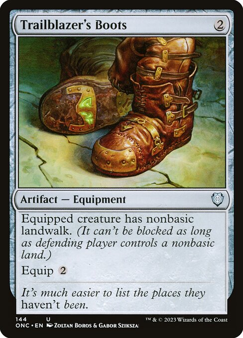 Trailblazer's Boots - Phyrexia: All Will Be One Commander