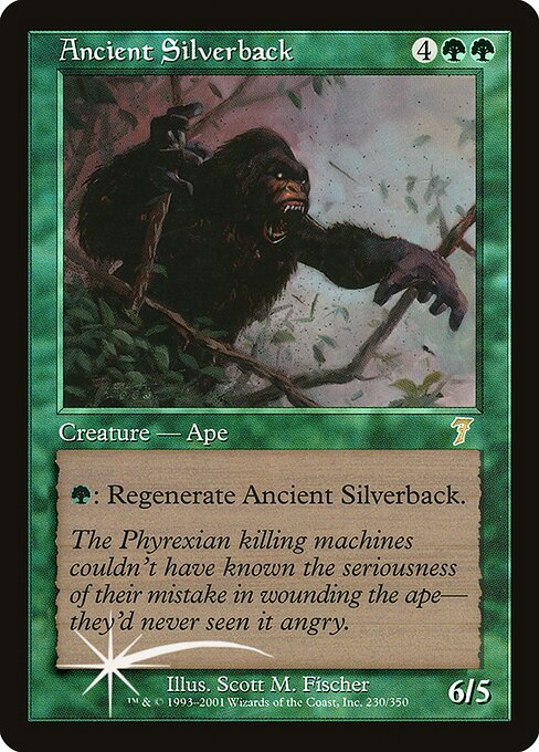 Ancient Silverback - Seventh Edition - Promo Foil