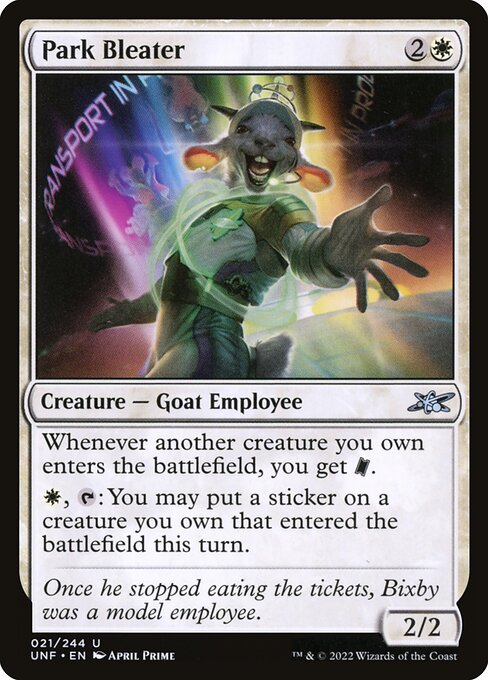 Park Bleater - Unfinity