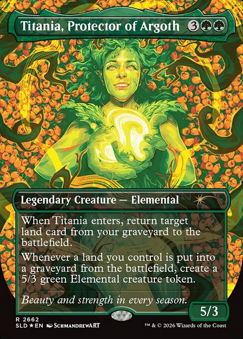 Titania, Protector of Argoth - Secret Lair Drop - Borderless