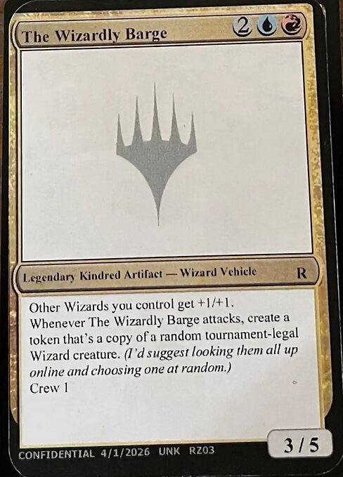 The Wizardly Barge - Unknown Event