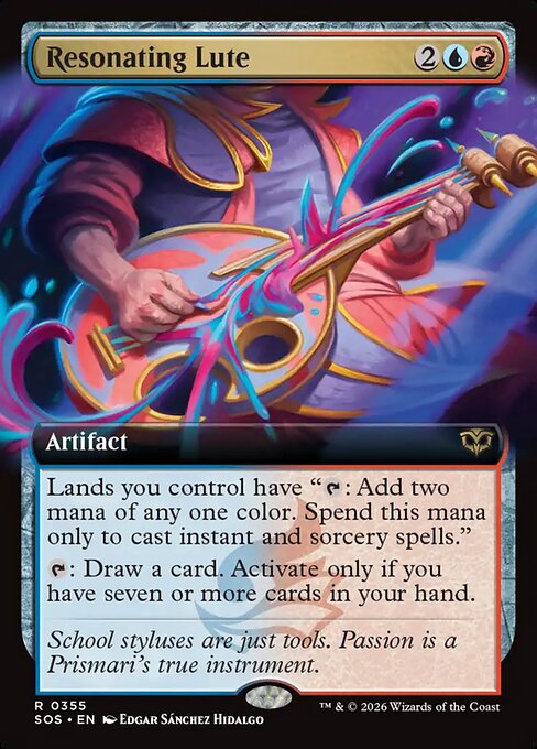 Resonating Lute - Secrets of Strixhaven - Extended Art