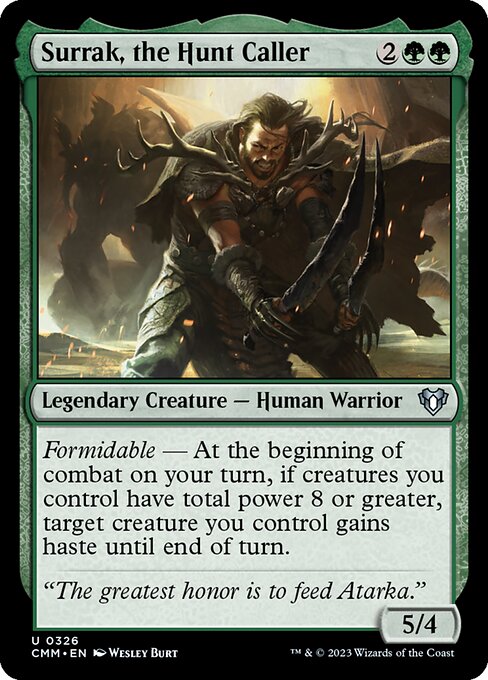 Surrak, the Hunt Caller - Commander Masters