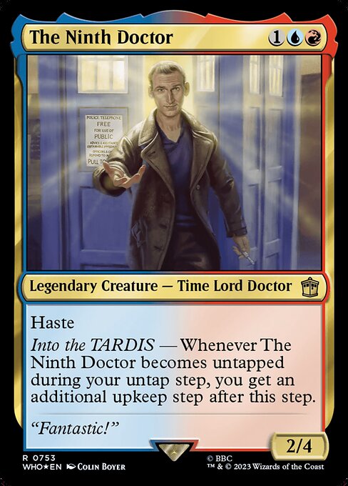 The Ninth Doctor - Doctor Who - Surge Foil